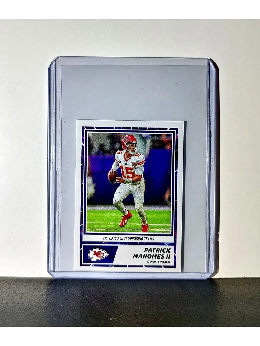 Patrick Mahomes 2024 Panini NFL Sticker #19 Kansas City Chiefs
